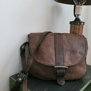 Classic Brown Leather Men's Bag